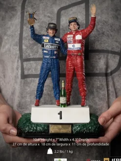 Ayrton Senna and Alain Prost - The Last Podium - Art Scale 1/10 - Iron Studios