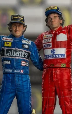 Ayrton Senna and Alain Prost - The Last Podium - Art Scale 1/10 - Iron Studios