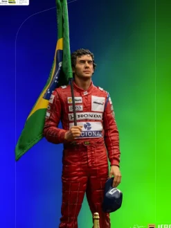 Ayrton Senna Deluxe - GP Brazil 1991 - Art Scale 1/10 - Iron Studios