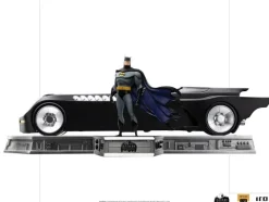 Batman and Batmobile Deluxe - Batman Animated Series - Art Scale 1/10 - Iron Studios