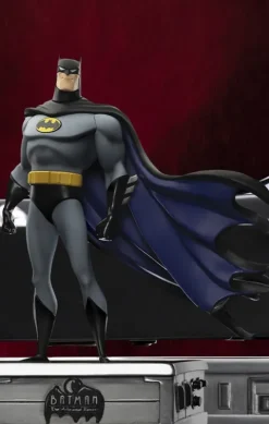 Batman and Batmobile Deluxe - Batman Animated Series - Art Scale 1/10 - Iron Studios