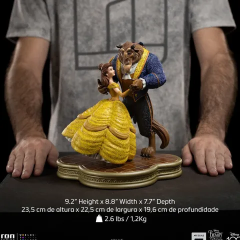 Beauty and The Beast - Disney 100th - Beauty and The Beast - Art Scale 1/10 - Iron Studios