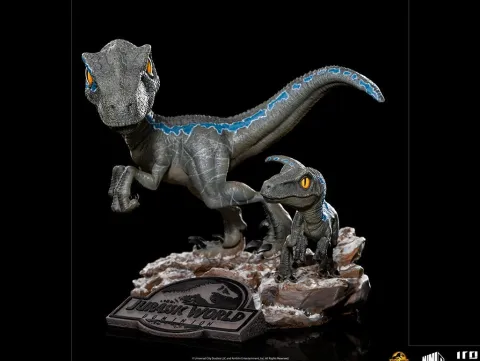 Blue and Beta Jurassic World: Dominion Minico Iron Studios
