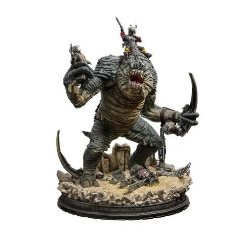 Boba Fett and Rancor - Star Wars: The Book of Boba Fett - Demi Art Scale 1/20 - Iron Studios