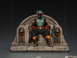 Boba Fett on Throne - Star Wars: The Mandalorian - Art Scale 1/10 - Iron Studios