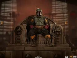 Boba Fett on Throne - Star Wars: The Mandalorian - Art Scale 1/10 - Iron Studios