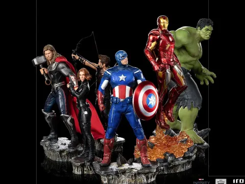 Captain America (Battle of New York) - The Infinity Saga - BDS Art Scale 1/10 - Iron Studios