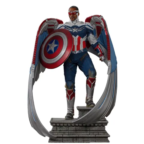 Captain America Sam Wilson (Closed Wings Version) - The Falcon and the Winter Soldier - Legacy Replica 1/4 - Iron Studios