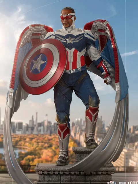 Captain America Sam Wilson (Complete Version) - The Falcon and the Winter Soldier - Legacy Replica 1/4 - Iron Studios