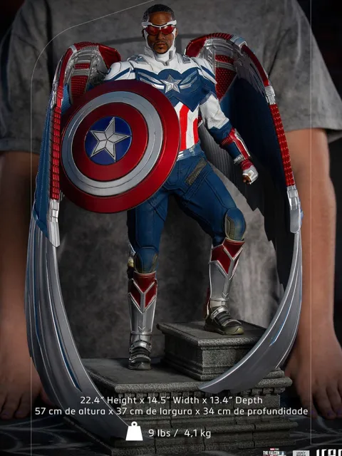 Captain America Sam Wilson (Complete Version) - The Falcon and the Winter Soldier - Legacy Replica 1/4 - Iron Studios