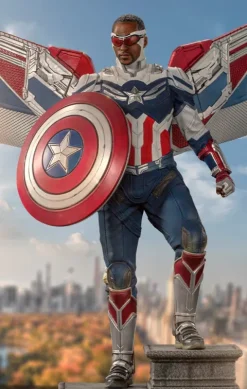 Captain America Sam Wilson (Open Wings Version) - The Falcon and the Winter Soldier - Legacy Replica 1/4 - Iron Studios
