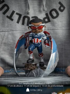 Captain America Sam Wilson The Falcon and the Winter Soldier Minico Iron Studios