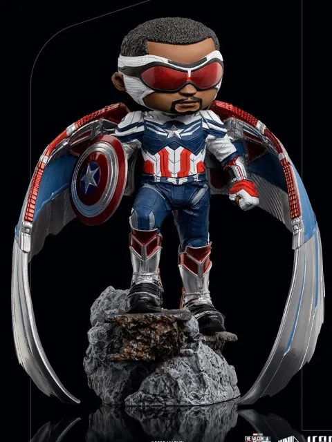 Captain America Sam Wilson The Falcon and the Winter Soldier Minico Iron Studios