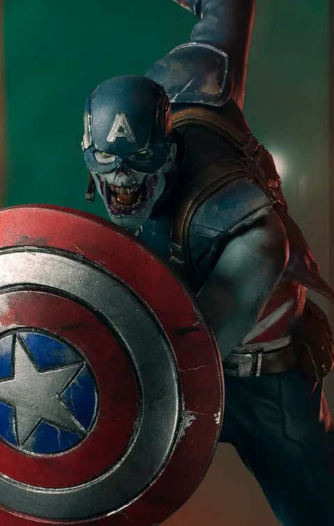 Captain America Zombie What If...? Art Scale 1/10 Iron Studios