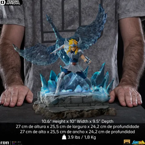 Cygnus Hyoga Deluxe - Saint Seiya - Art Scale 1/10 - Iron Studios