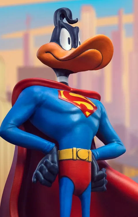 Daffy Duck Superman Space Jam: A New Legacy Art Scale 1/10 Iron Studios