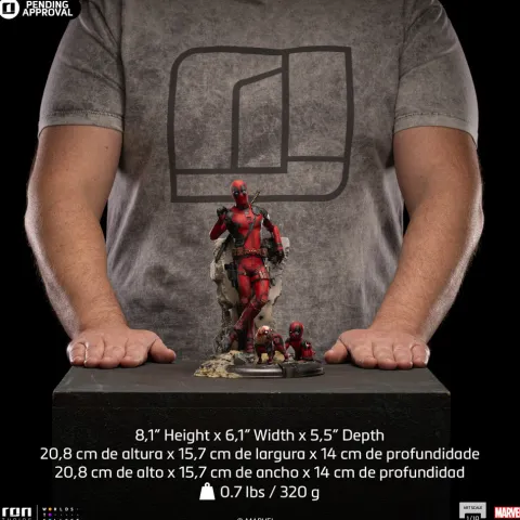 Deadpool Deadpool & Wolverine Art Scale 1/10 Iron Studios