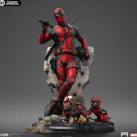 Deadpool Deadpool & Wolverine Art Scale 1/10 Iron Studios