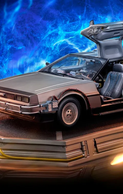 Delorean Back to the Future Art Scale 1/10 Iron Studios