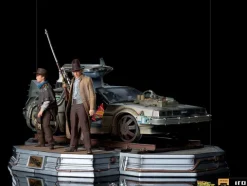Delorean Full Set Deluxe Back to the Future III Art Scale 1/10 Iron Studios
