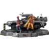 Delorean Full Set Deluxe Back to the Future II Art Scale 1/10 Iron Studios
