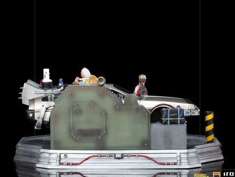 Delorean Full Set Deluxe Back to the Future II Art Scale 1/10 Iron Studios