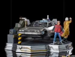 Delorean Full Set Deluxe Back to the Future II Art Scale 1/10 Iron Studios