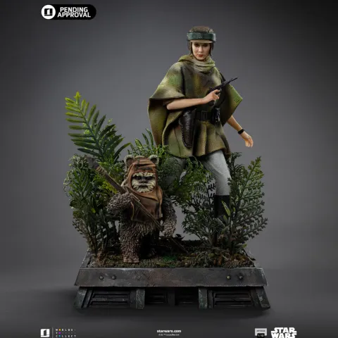 Digital Pre-Order - Statue Leia and Wicket - Star Wars Episode VI - Art Scale 1/10 - Iron Studios