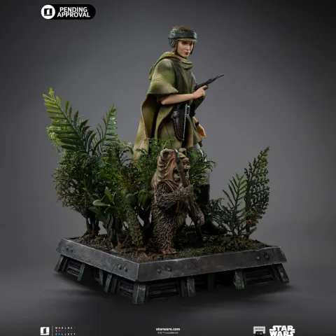 Digital Pre-Order - Statue Leia and Wicket - Star Wars Episode VI - Art Scale 1/10 - Iron Studios