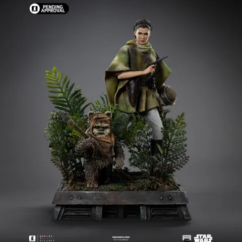 Digital Pre-Order - Statue Leia and Wicket - Star Wars Episode VI - Art Scale 1/10 - Iron Studios
