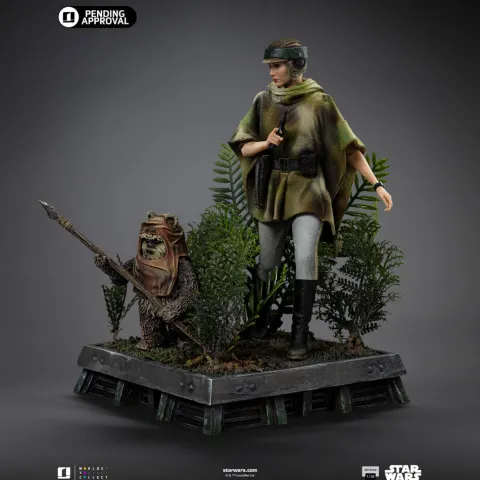 Digital Pre-Order - Statue Leia and Wicket - Star Wars Episode VI - Art Scale 1/10 - Iron Studios