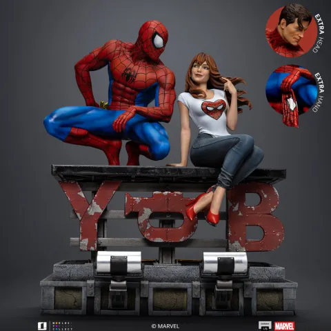 Digital Pre-Order - Statue Spider-Man and Mary Jane - Marvel Comics - Diorama 1/6 - Iron Studios