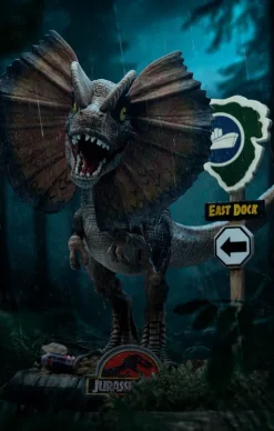 Dilophosaurus Jurassic Park Minico Iron Studios