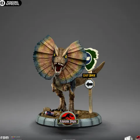Dilophosaurus Jurassic Park Minico Iron Studios