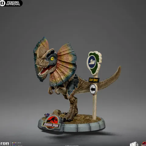 Dilophosaurus Jurassic Park Minico Iron Studios