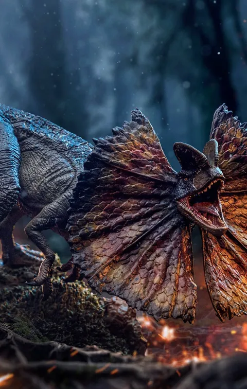 Dilophosaurus - Jurassic World - Art Scale 1/10 - Iron Studios