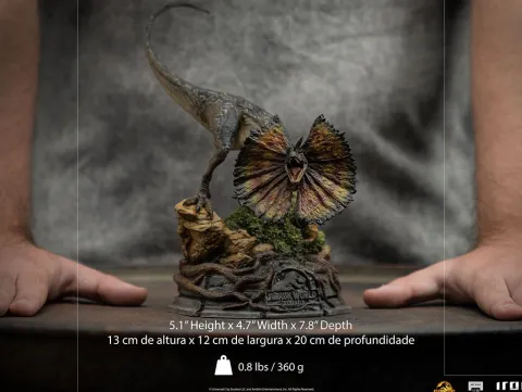 Dilophosaurus - Jurassic World - Art Scale 1/10 - Iron Studios