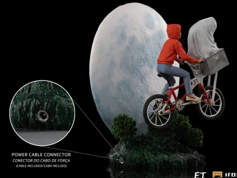 E.T. & Elliot Deluxe E.T. The ExtraTerrestrial Art Scale 1/10 Iron Studios