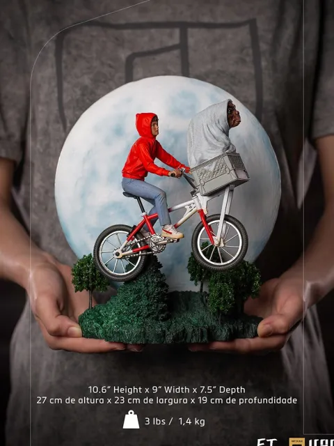 E.T. & Elliot Deluxe E.T. The ExtraTerrestrial Art Scale 1/10 Iron Studios
