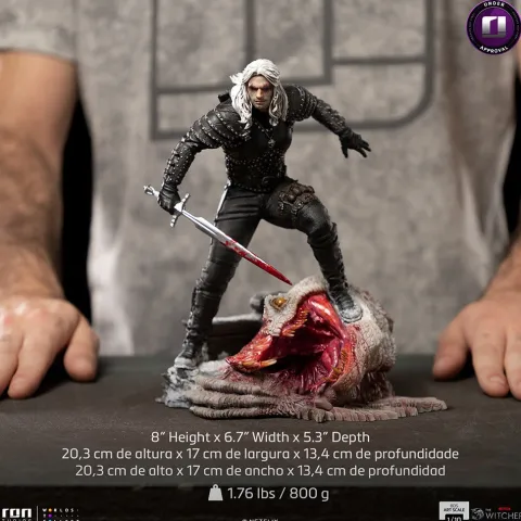 Geralt of Rivia - The Witcher - BDS Art Scale 1/10 - Iron Studios