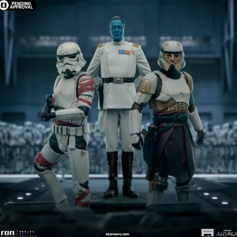 Grand Admiral Thrawn Star Wars: Ahsoka Series Art Scale 1/10 Iron Studios