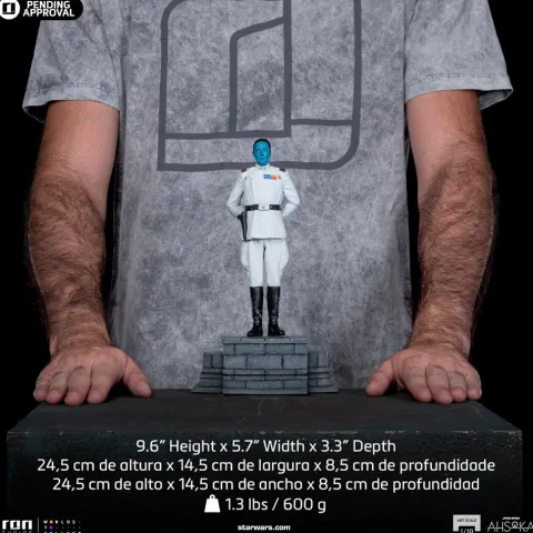 Grand Admiral Thrawn Star Wars: Ahsoka Series Art Scale 1/10 Iron Studios