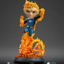 Human Torch (Blue Suit version) The Fantastic Four: First Steps Minico Iron Studios