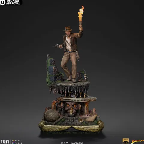 Indiana Jones Deluxe Indiana Jones Art Scale 1/10 Iron Studios