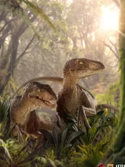 Just The Two Raptors - Jurassic Park - Art Scale 1/10 - Iron Studios