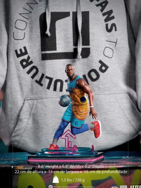 Lebron James Space Jam: A New Legacy Art Scale 1/10 Iron Studios