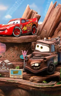 Lightning Mcqueen and Tow Mater - Cars - Art Scale 1/10 - Iron Studios