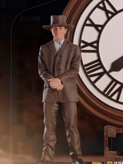 Marty and Doc at the Clock Back to the Future Art Scale 1/10 Iron Studios