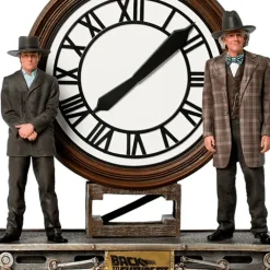 Marty and Doc at the Clock Back to the Future Art Scale 1/10 Iron Studios