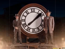 Marty and Doc at the Clock Back to the Future Art Scale 1/10 Iron Studios